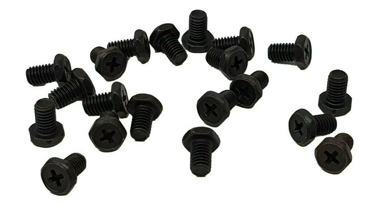 JOB LOT OF 20 X M6 HEX HEAD BOLTS 10MM LONG 1MM TPI BIKE MUDGUARD FIXING BOLTS