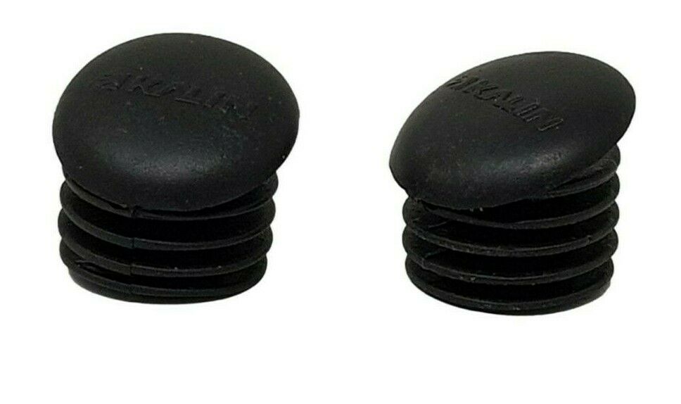 2 X HANDLEBAR STEM RUBBER SLOPPED BUNGS PLUGS 25MM DIAMETER FOR MTB BLACK