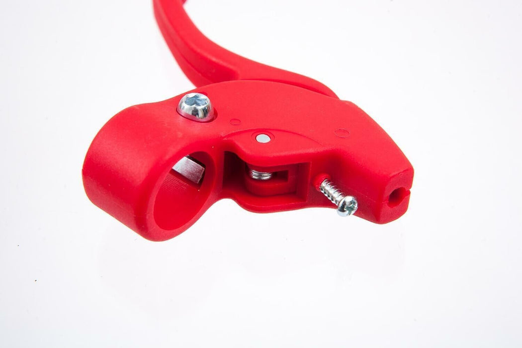 Pair 22.2mm Red Bicycle Caliper Brake Levers For Kids Bikes