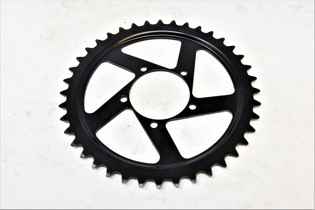 Black E-bike Mid Motor 40 3/32" Teeth Chainring Chainwheel BCD 58 Bafang Darfon