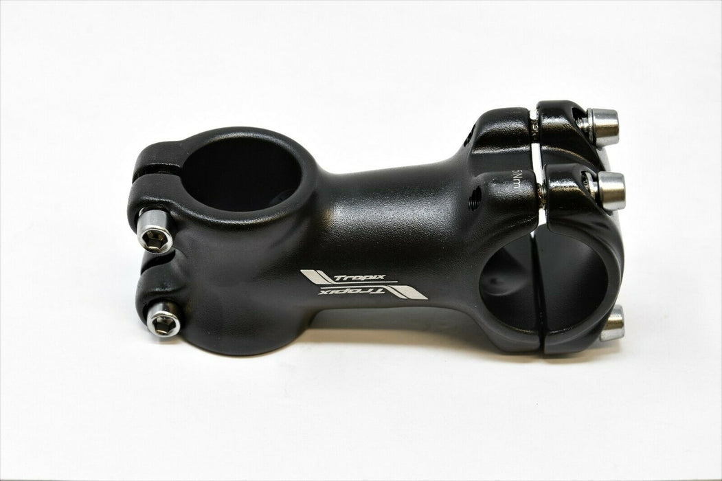 1 1/8 Ahead MTB Road Handlebar Stem 75mm Short Reach 31.8mm Black +/- 7 degree