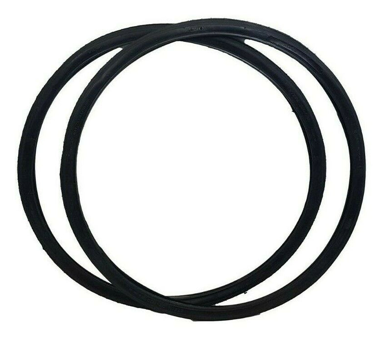 27 x 1 1/4 (32 - 630) Traditional Racing Semi Slick Black Road Bike Tyre Or Tube