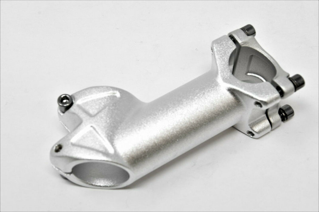 SILVER AHEAD SHORT REACH 90MM H/BAR STEM 1 1/8" BIG 35 DEGREE RISE H/BAR 25.4MM