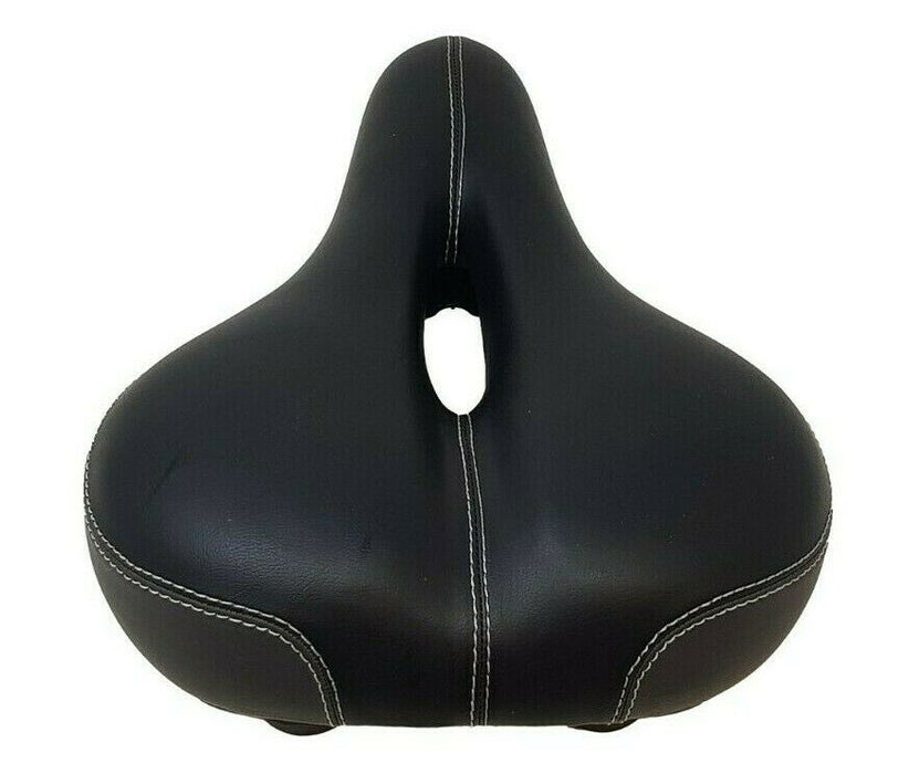 Job Lot Of 12 Wide Adult Black Unisex Mountain Bike Padded Saddles Cycle seats