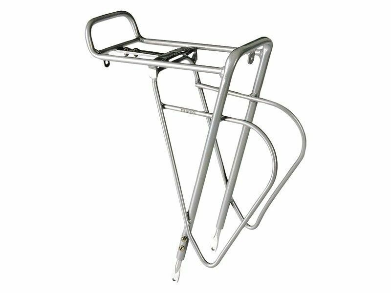 Cordo Highrider 24-28" Alloy Front Carrier Silver, Pannier Rack