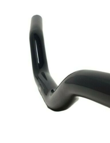 Fixie / Kids Bike 500mm Narrow Alloy Handle Bars 25.4mm Gloss Black 40mm Rise