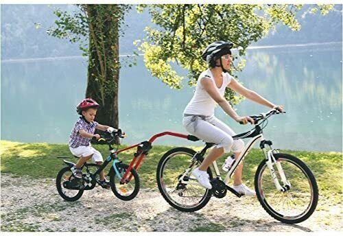 Peruzzo Red Trail Angel Kids Bicycle Tow Bar Tag Along For 10" - 20" RRP: £90.99