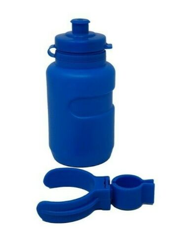 KIDS BIKE CYCLE 0.25L WATER BOTTLE & BRACKET BUY ONE GET ONE FREE - CHOOSE COLOUR: RED, BLUE, GREEN OR PINK