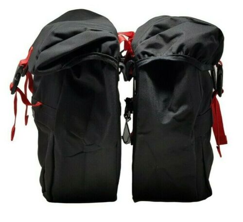 Pair Of Vista Rear Pair Pannier Bike Bags Large 32 x 43 x 14cm Water Resistant