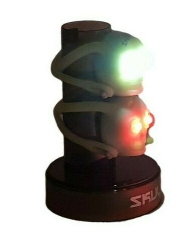 GENUINE SKULLY SKULL GLOW IN THE DARK BIKE LIGHT – CHOOSE FROM 1 OR 12 LIGHTS