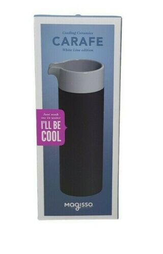 White Line Magisso Cooling Ceramics Design 1ltr Carafe, Keeps Drinks Chilled