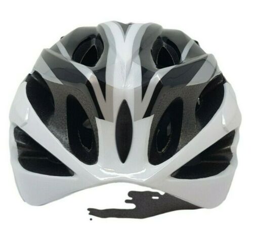 Adult Prolinx In Mould Bicycle Helmet 57 - 63cm Black & White, Visor & Air Vents