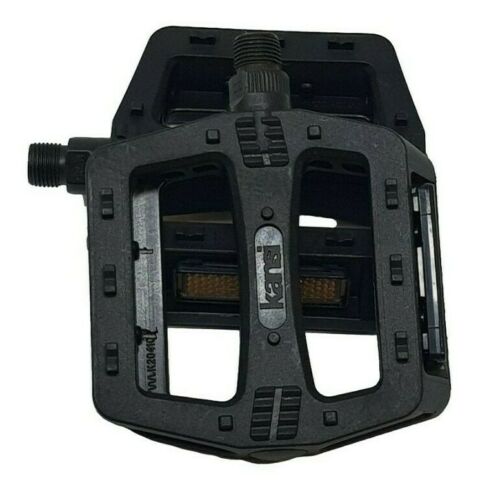 9-16" Black Plastic Wide Platform Pedals, Kansi Bikes, Folding, Mtb, Bmx Bikes