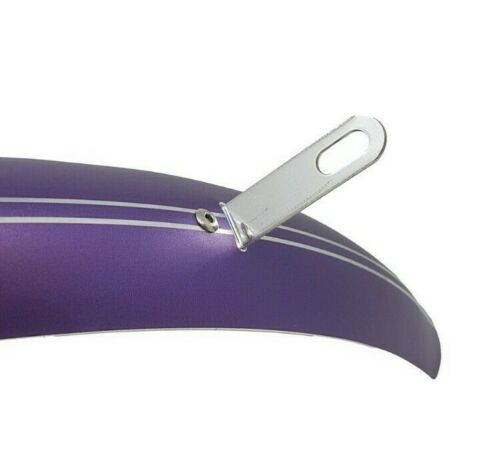 26" WHEEL CURANA FRONT PURPLE FULL LENGTH MUDGUARD FOR RALEIGH E PIONEER