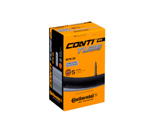 Continental 26" Presta Valve 26 x 1.75-2.5" Inner Tube In Black