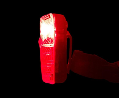 Very Bright Clip On Rear Led Light Night Sight 3-led Rear Bike Flashing Light