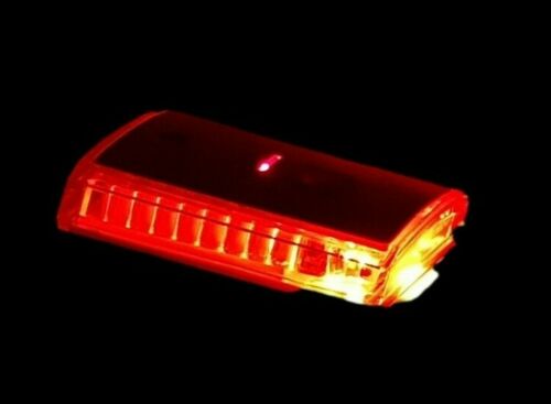 USB RECHARGEABLE BIKE LIGHT UNION UN-110 REAR BIKE LED TAIL LIGHT LI-ION RED