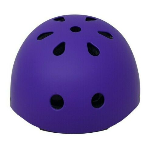 RALEIGH DB DIAMOND BACK BMX JUMP HELMET MATTE PURPLE LARGE 58-61cm 35% OFF RRP