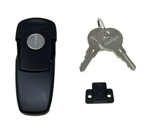 SOUTHCO V7-99-933 OVER CENTRE KEY LEVER LOCK 2 KEYS V7 SERIES POWDER COATED