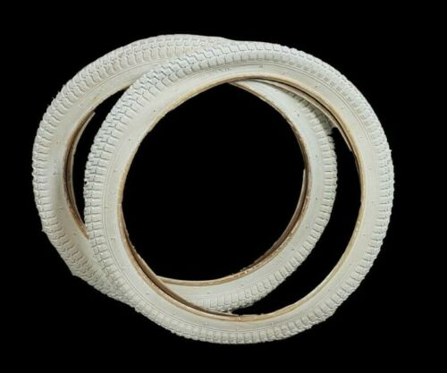 20 x 2.125 (57 - 406) Snake Belly White BMX 20" Bike Tyre Choose Tyres Or Tubes