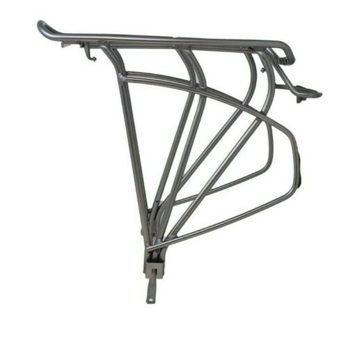 ALUMINUM CITY CYCLE, DUTCH BICYCLE PANNIER CARRIER RACK FOR BIKES WITH 28” WHEEL