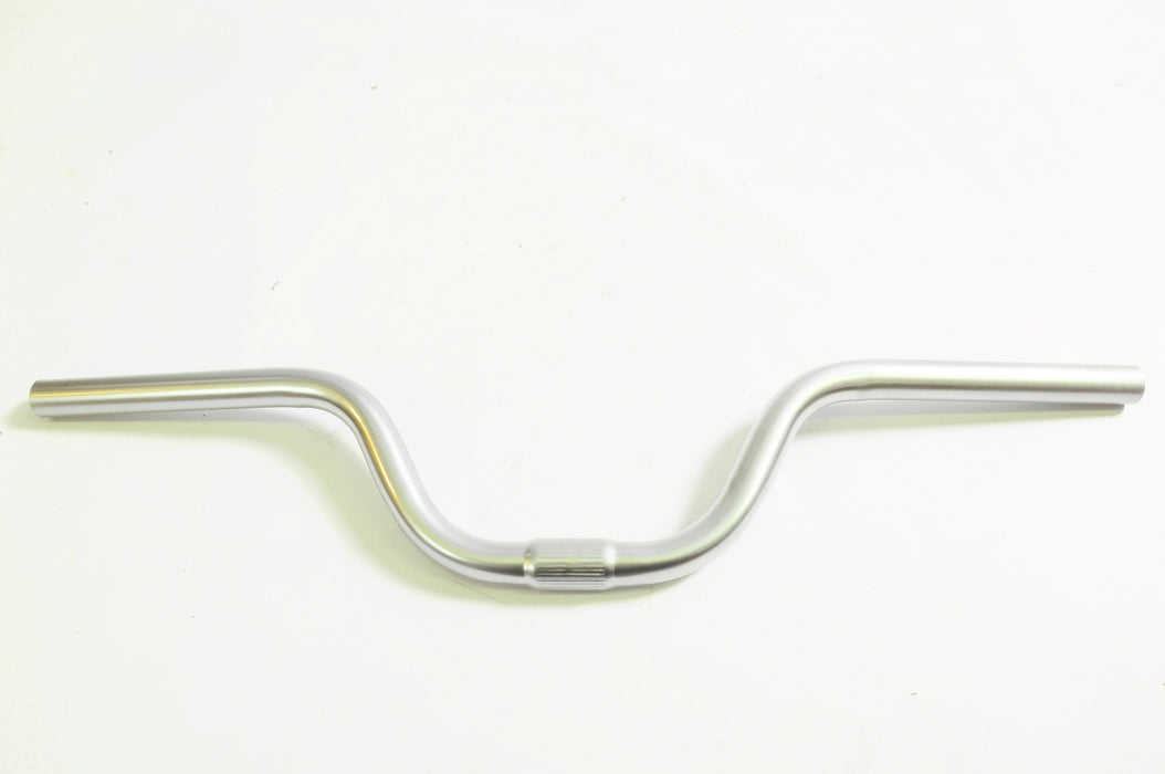 SIT UP & RIDE 100mm RISE REALLY COMFORTABLE TRADITIONAL BIKE HANDLEBAR SATIN FINISH