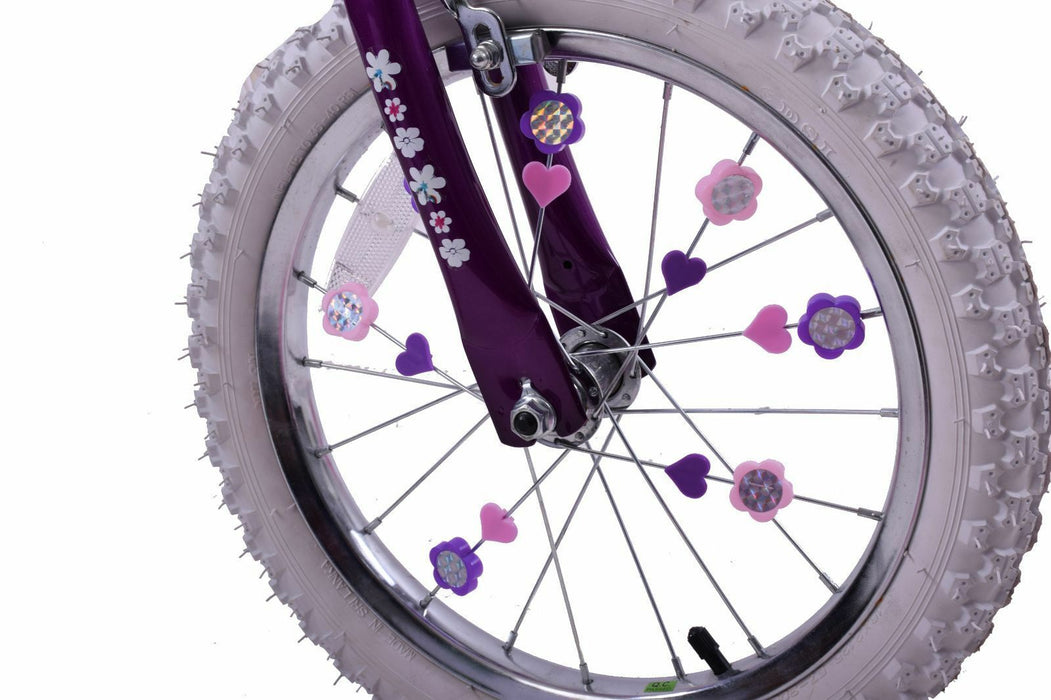 Pink & Purple Clip On Spokey Dokeys - Colourful Bike Wheel Spoke Beads for Kids