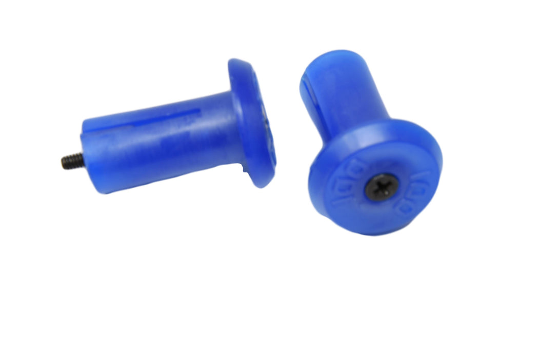 Blue ODI “Thug Plugs” Handle-bar End Plugs Made In USA 90’s Nos Lightweight Plastic