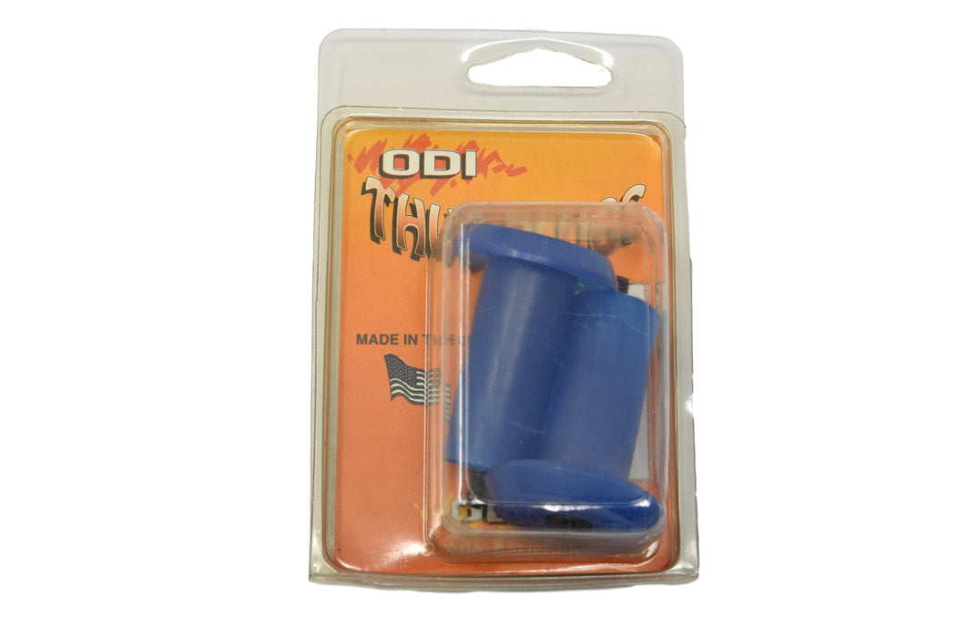 Blue ODI “Thug Plugs” Handle-bar End Plugs Made In USA 90’s Nos Lightweight Plastic