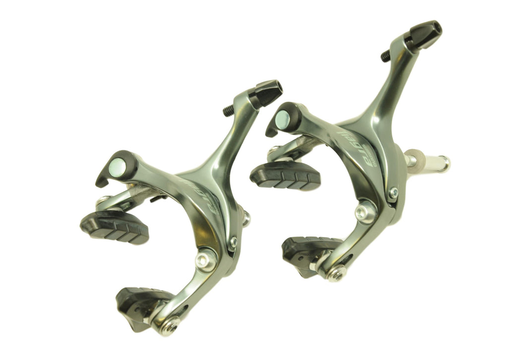 PAIR SHIMANO TIAGRA BR-4700 BRAKE CALIPERS ROAD RACING BIKE,ICE GREY SALE £20 OFF RRP