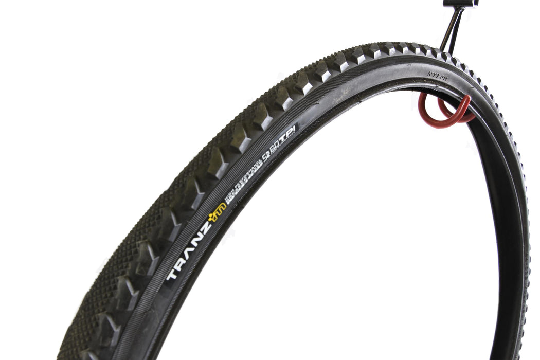 Pair 700 x 42 (622) City Bike Hybrid 5 Ply Light Semi-Slick Puncture Protection Tyres BLK