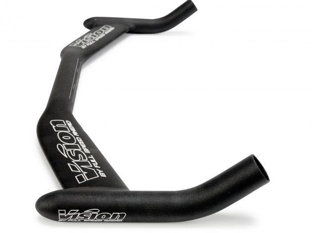 FSA VISION TEAM BASE TIME TRIALS COW HORN HANDLEBAR 400mm WIDTH, 26mm DIAMETER BLACK